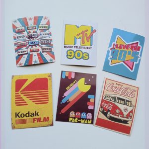 6 imagen imantada los  90s
