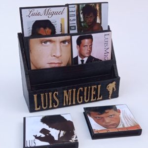 Mueble Miniatura discografía de CD –  Luis Miguel