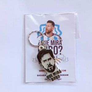 Llavero QUE MIRA BOBO - messi