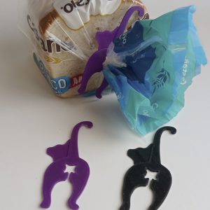 2 Clip para Bolsas Pan - Color Negro - Morado