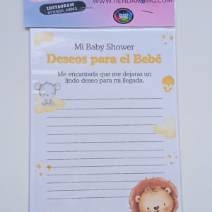 Baby shower - Deseos para el bebe
