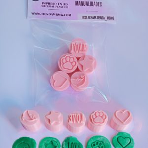 5 Sellos material plástico