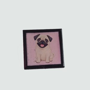 Pin personalizado perro pug